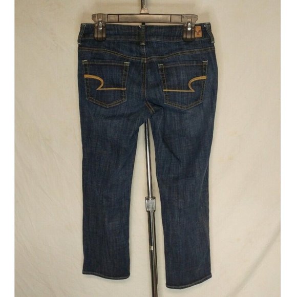 AEO Jeans Size 4 Artist Crop - Picture 3 of 5